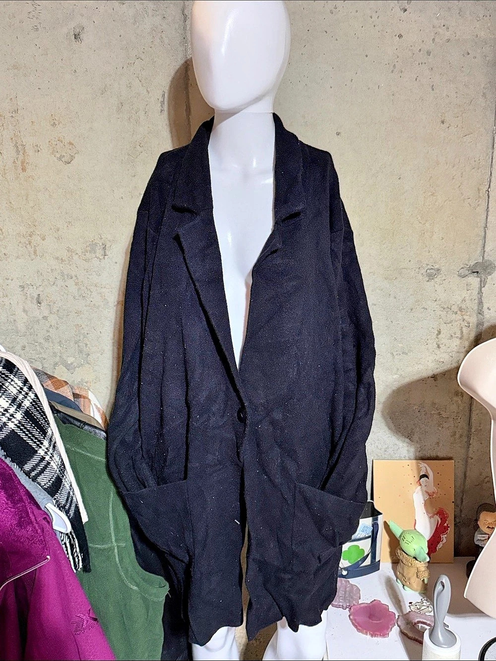 Adrienne Vittadini Black Blazer Size 2X